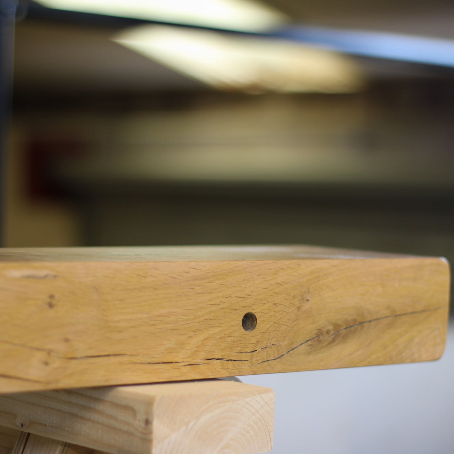 Oak Shelf, 7cm Thick - Small Rounded Edge - Ivel & True