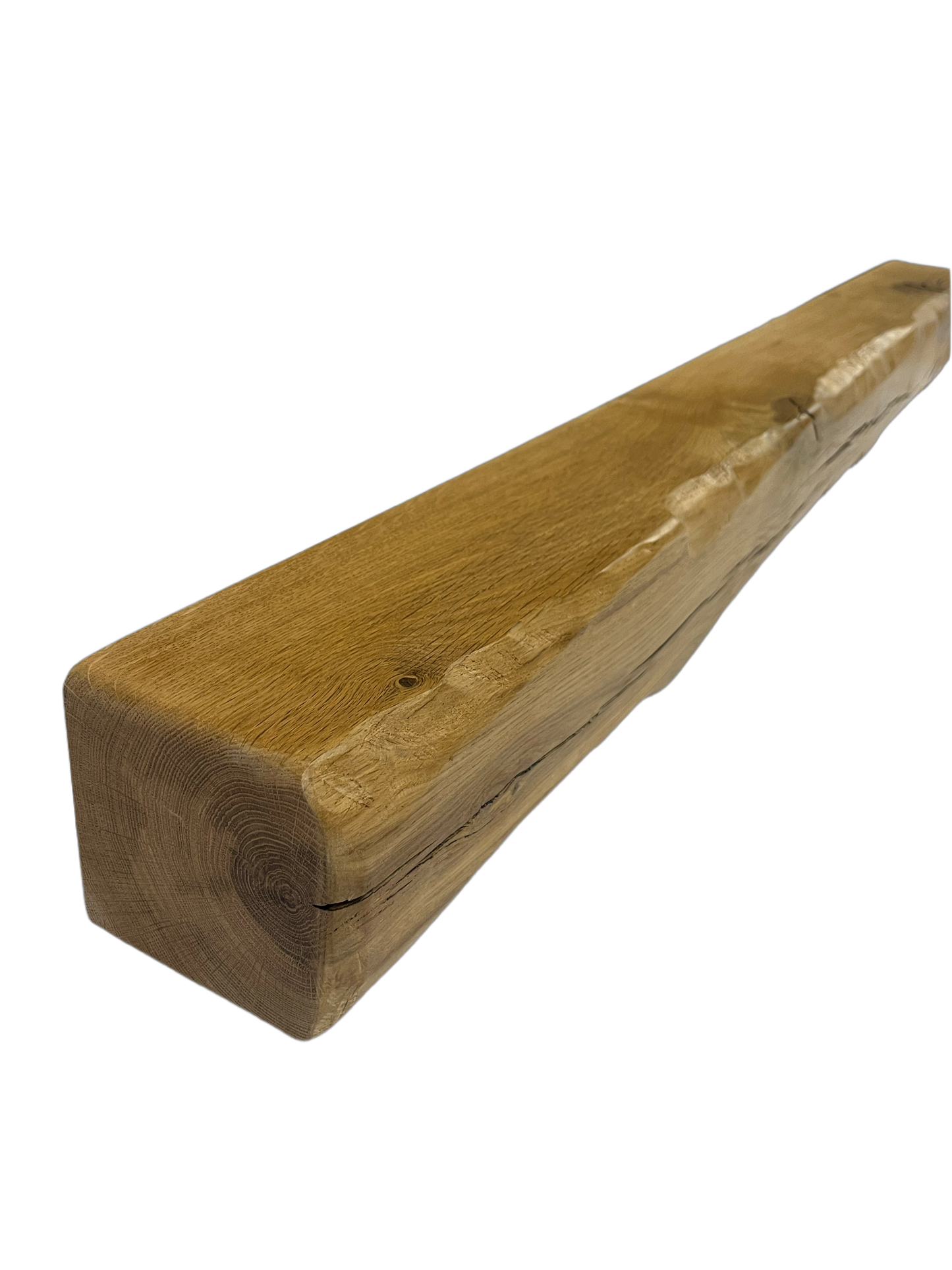 Oak Mantelpiece, 12.5 x 12.5cm - Rustic Edge - Ivel & True