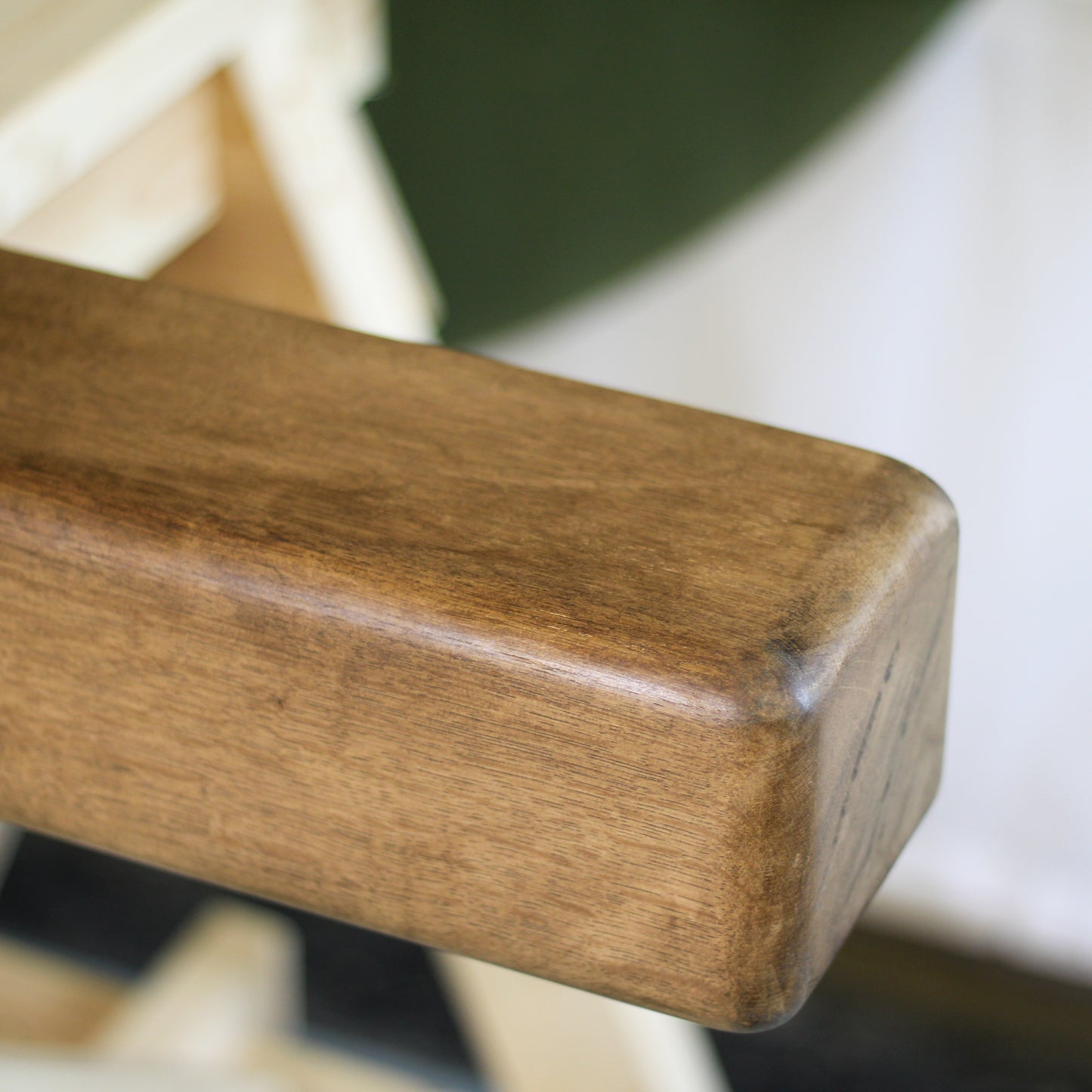 Oak Mantelpiece, 12.5 x 12.5cm - Large Rounded Edge - Ivel & True