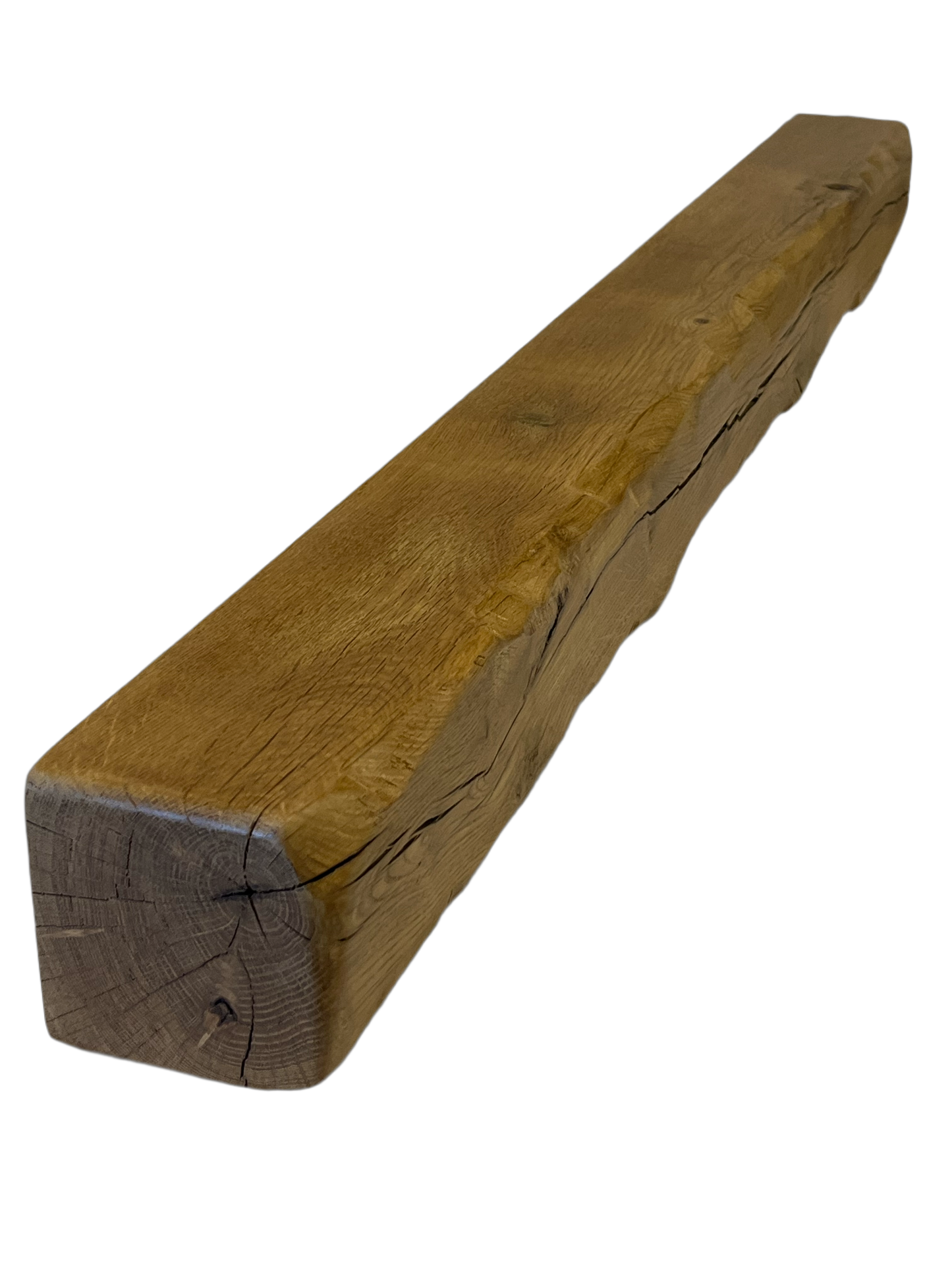 Oak Mantelpiece, 12.5 x 12.5cm - Rustic Edge - Ivel & True