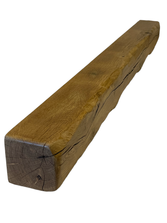 Oak Mantelpiece, 12.5 x 12.5cm - Rustic Edge - Ivel & True
