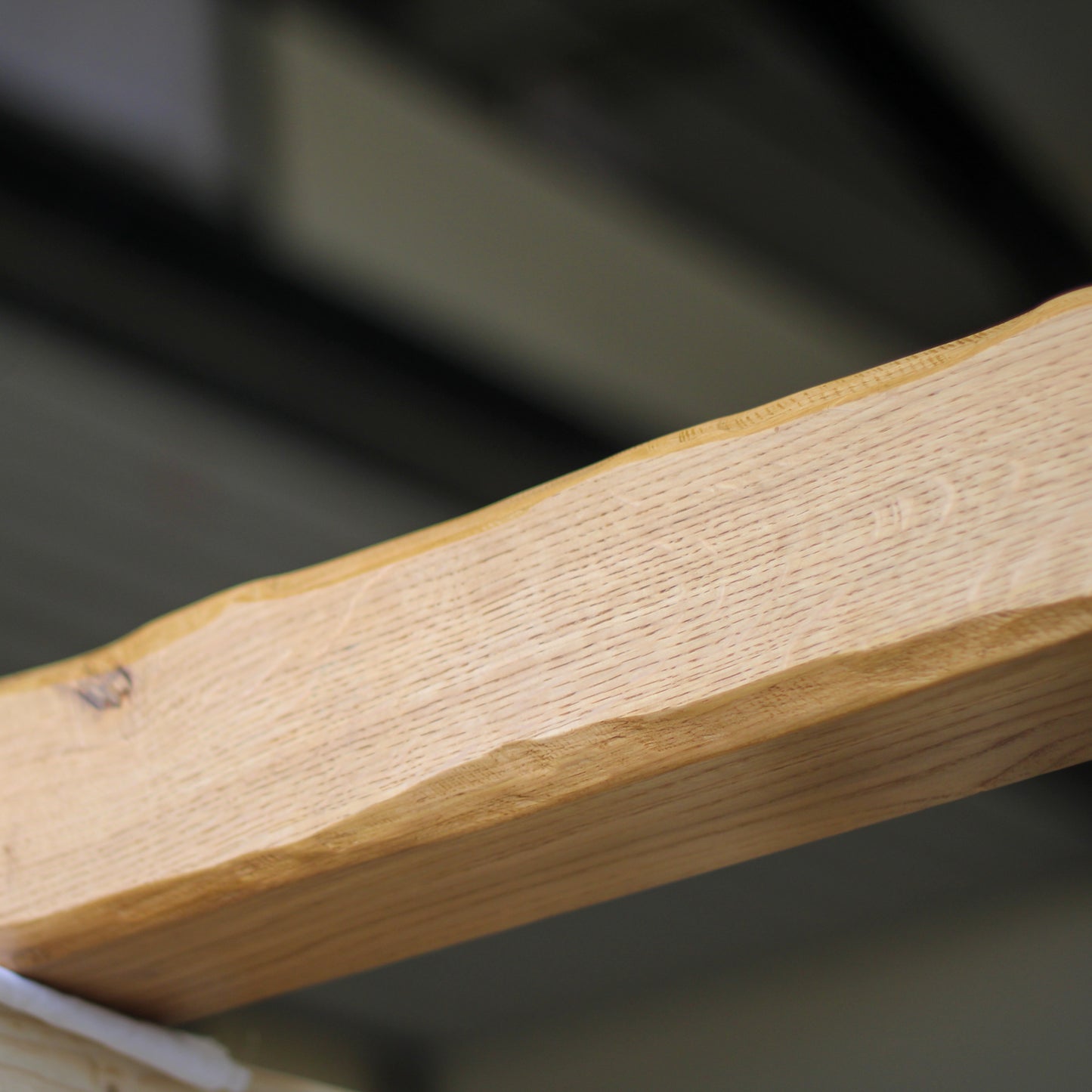 Oak Mantelpiece, 10 x 10cm - Rustic Edge - Ivel & True