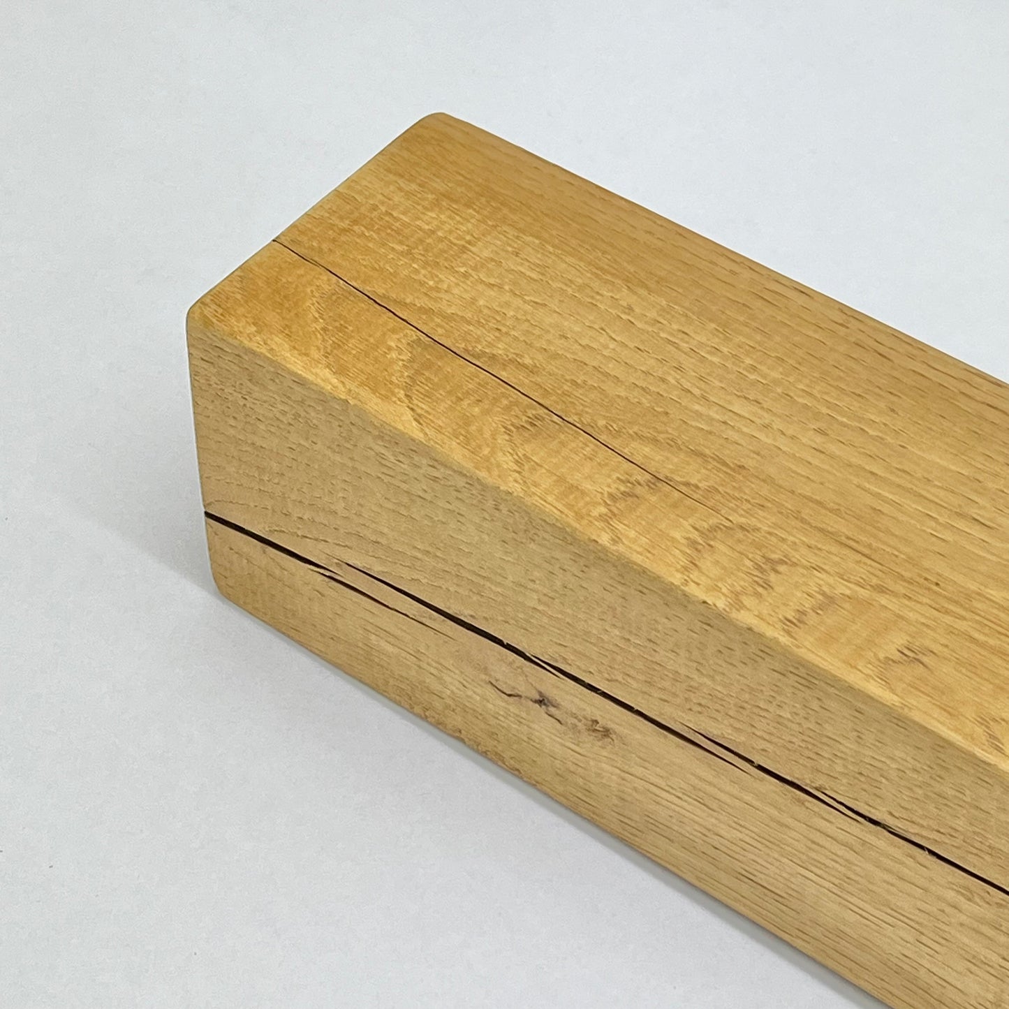 Oak Mantelpiece, 10 x 10cm - Straight Edge - Ivel & True