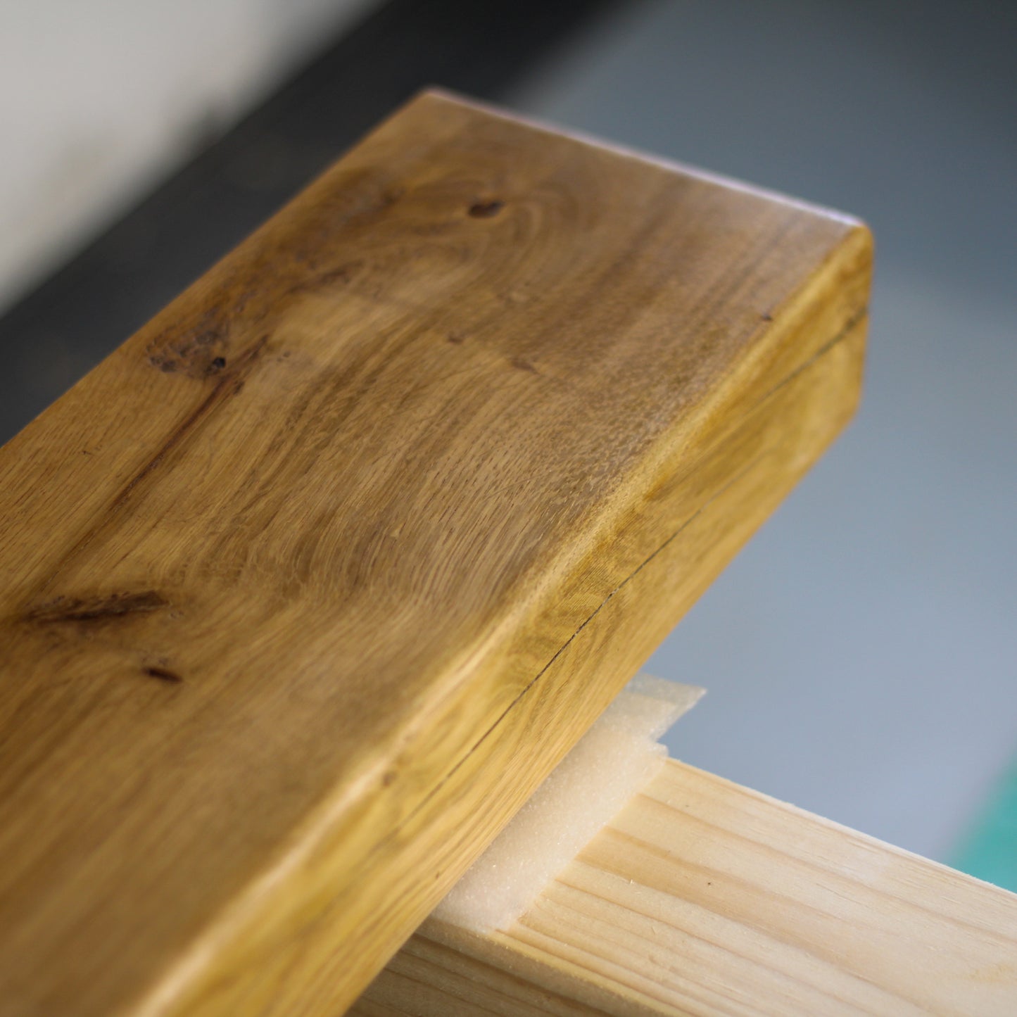 Oak Shelf, 7cm Thick - Small Rounded Edge - Ivel & True