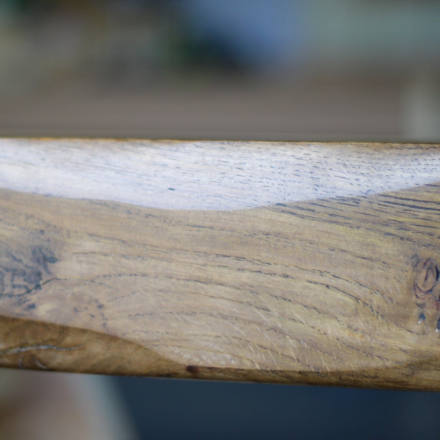 Oak Mantelpiece, 10 x 10cm - Waney Edge - Ivel & True