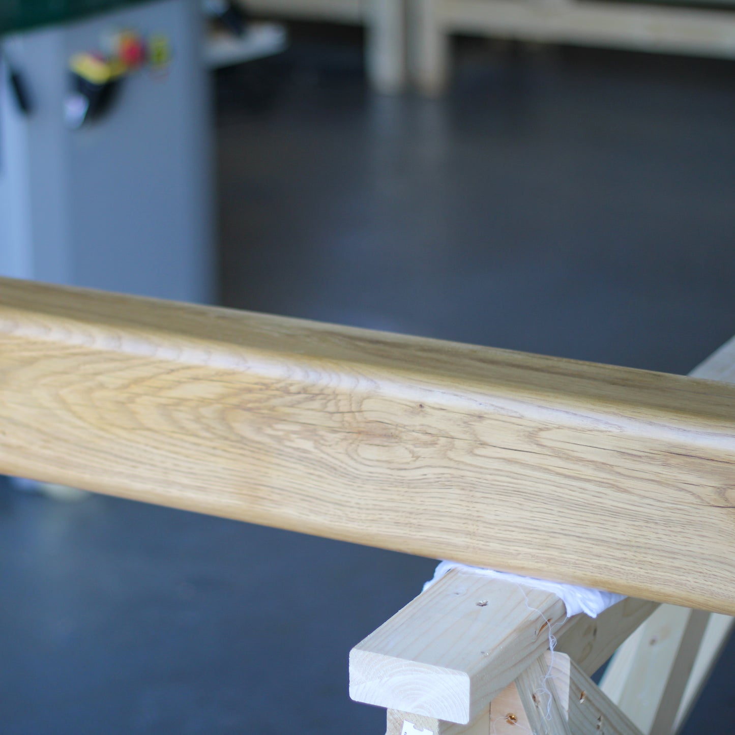 Oak Mantelpiece, 10 x 15cm - Large Rounded Edge - Ivel & True