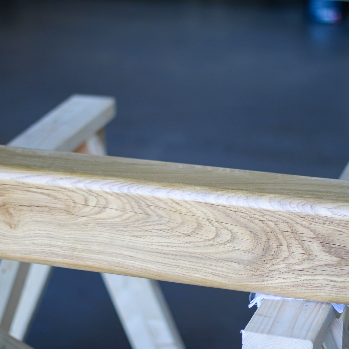Oak Mantelpiece, 10 x 15cm - Large Rounded Edge - Ivel & True