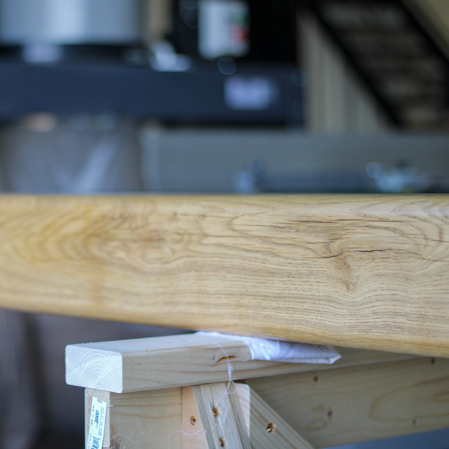 Oak Mantelpiece, 10 x 15cm - Large Rounded Edge - Ivel & True