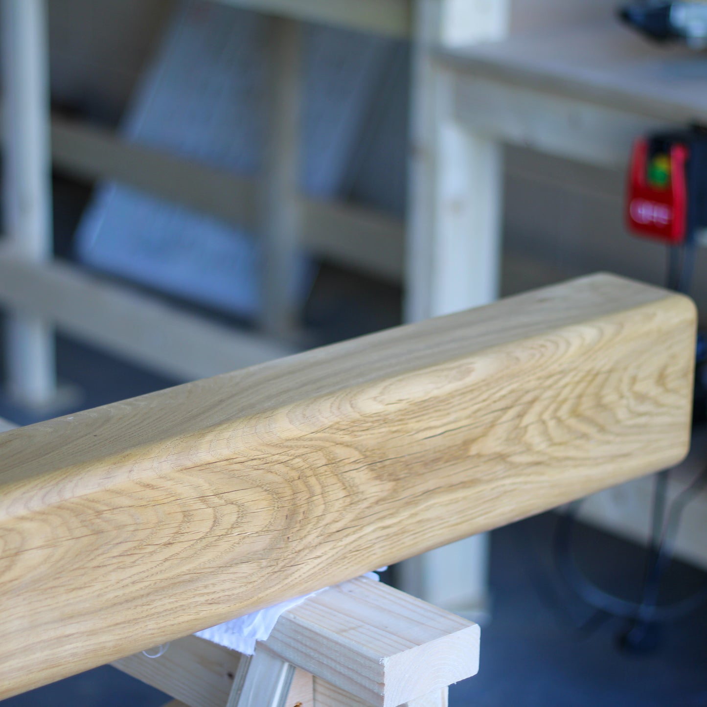 Oak Mantelpiece, 10 x 15cm - Large Rounded Edge - Ivel & True