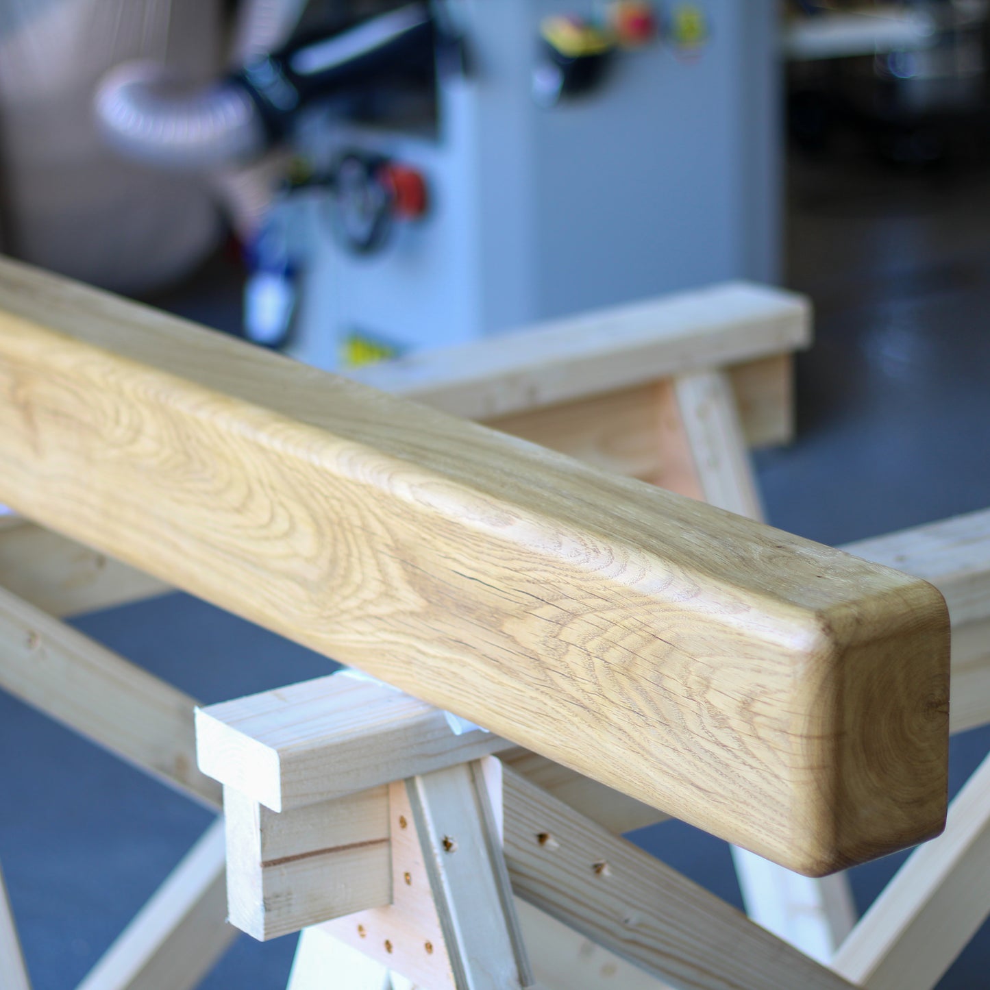 Oak Mantelpiece, 10 x 15cm - Large Rounded Edge - Ivel & True