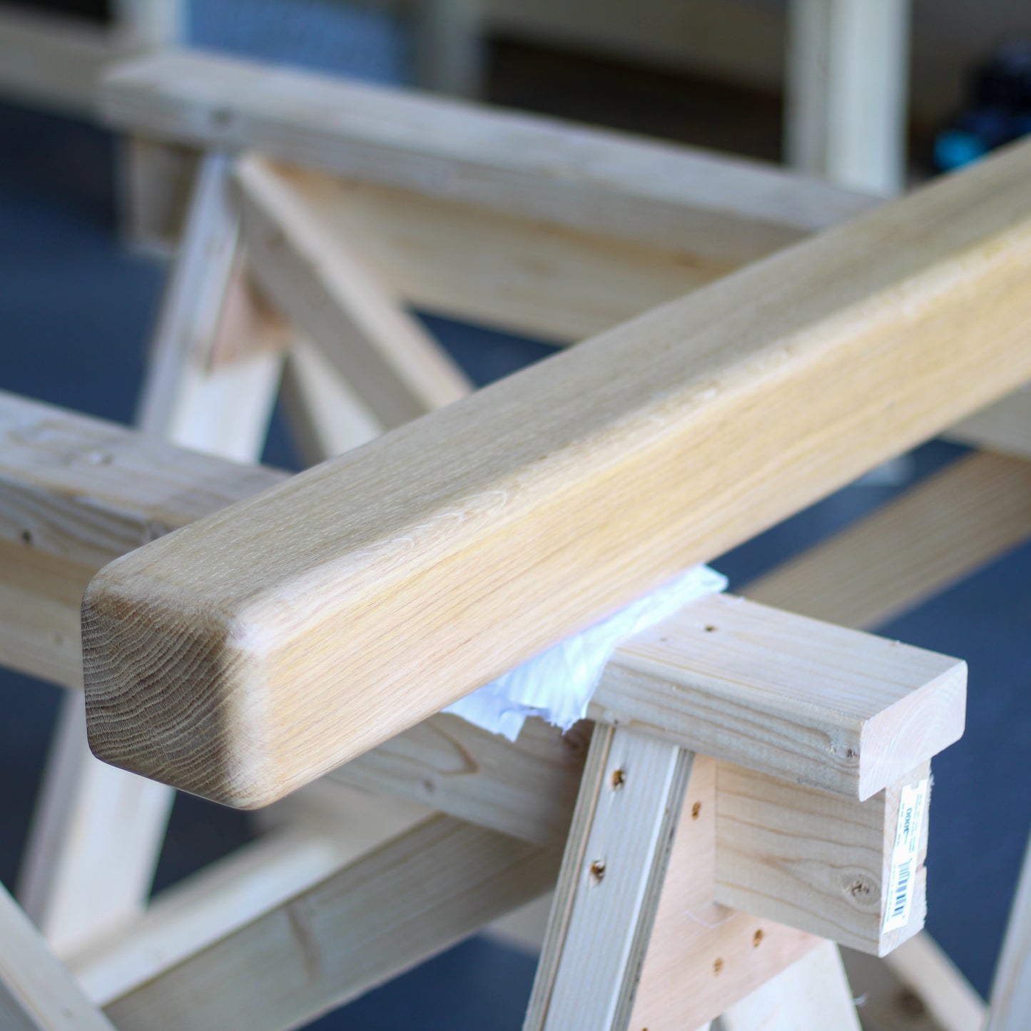 Oak Mantelpiece, 10 x 10cm - Large Rounded Edge - Ivel & True