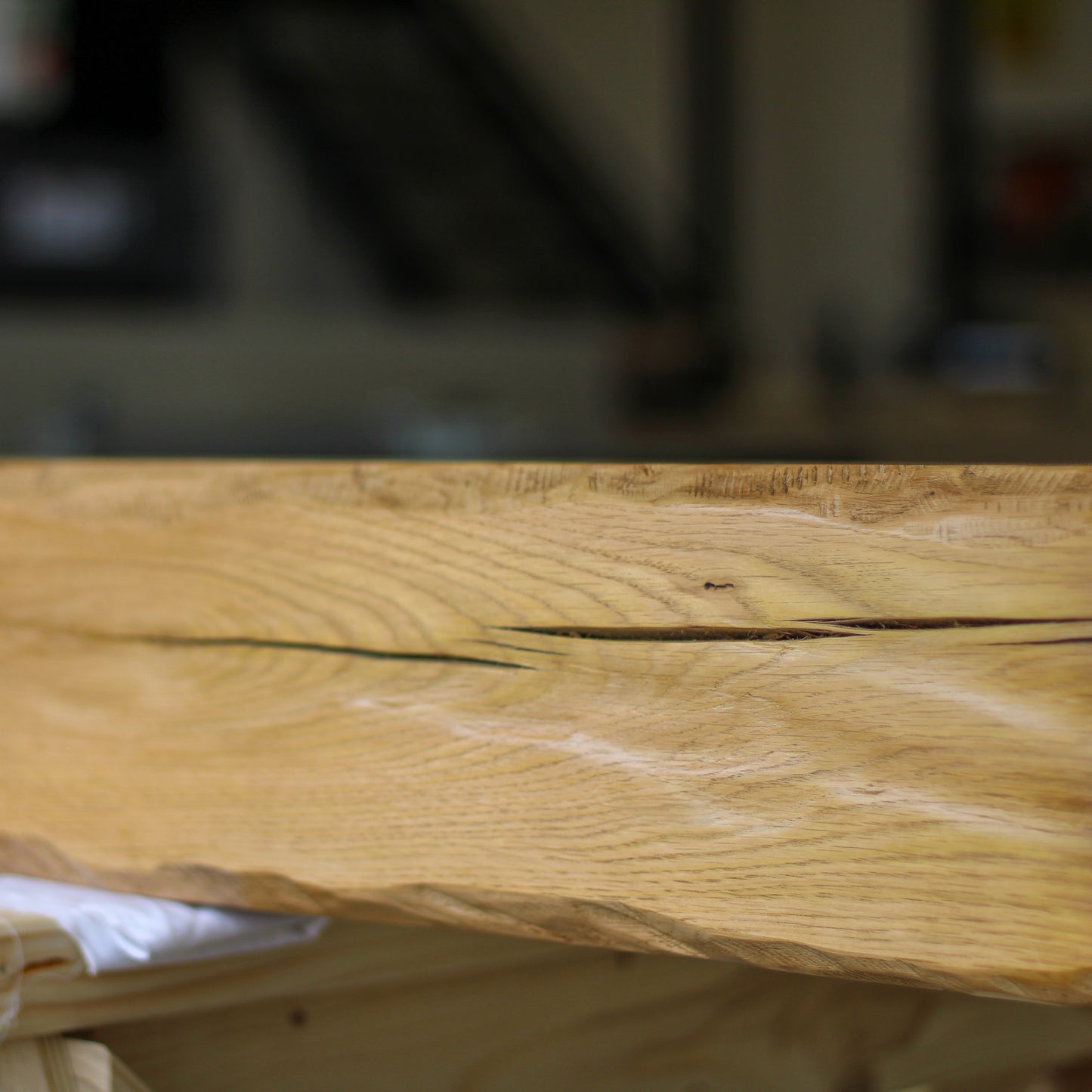 Oak Mantelpiece, 10 x 15cm - Rustic Edge - Ivel & True