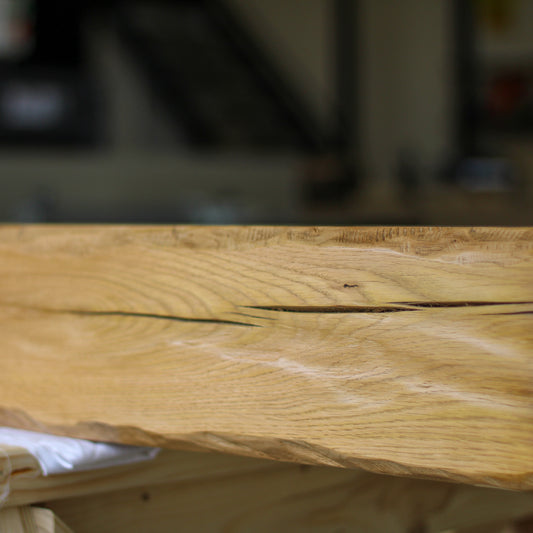 Oak Mantelpiece, 10 x 15cm - Rustic Edge - Ivel & True