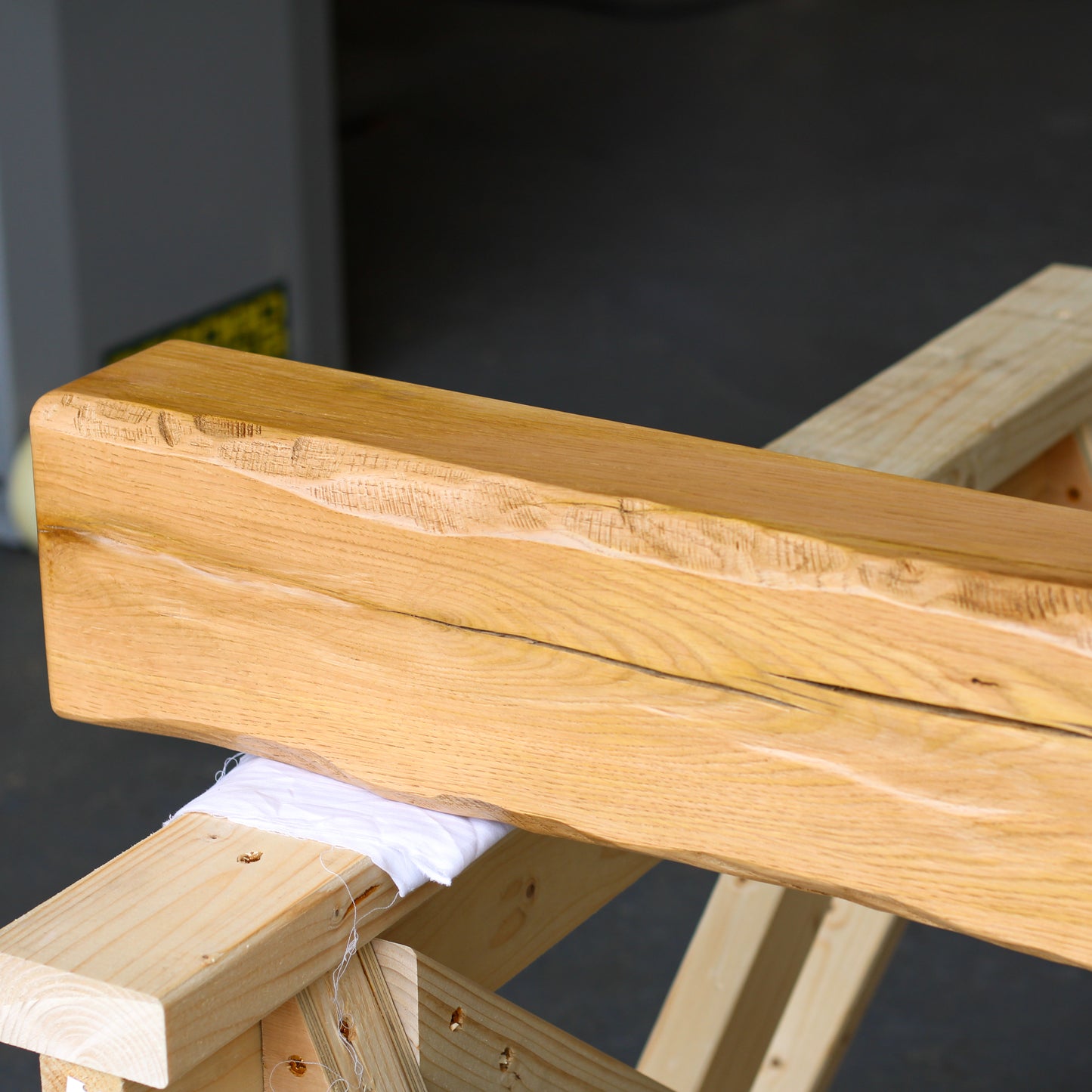 Oak Mantelpiece, 10 x 15cm - Rustic Edge - Ivel & True