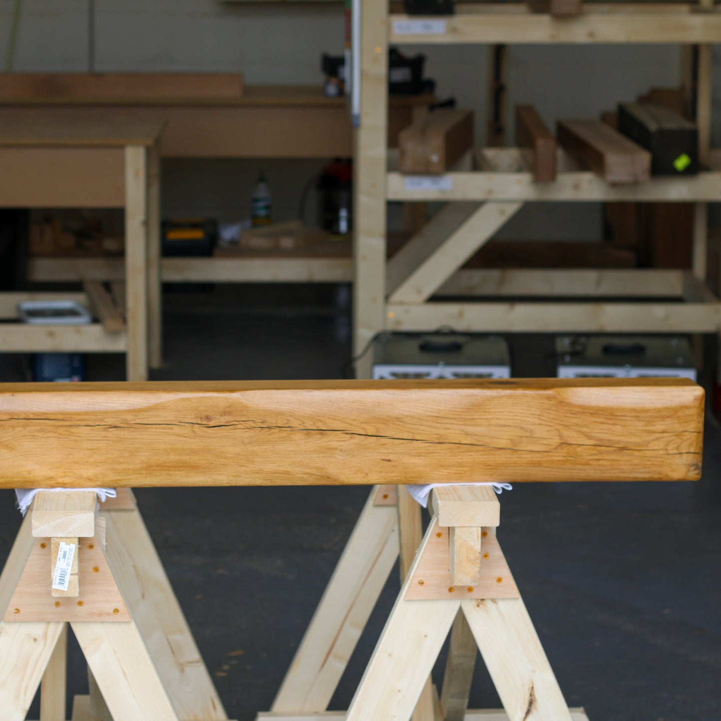 Oak Mantelpiece, 10 x 15cm - Waney Edge - Ivel & True