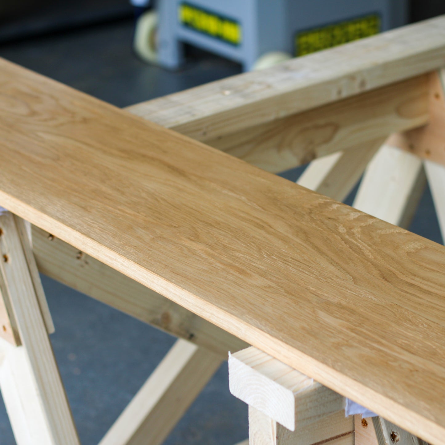 Oak Shelf, 2cm Thick - Straight Edge - Ivel & True