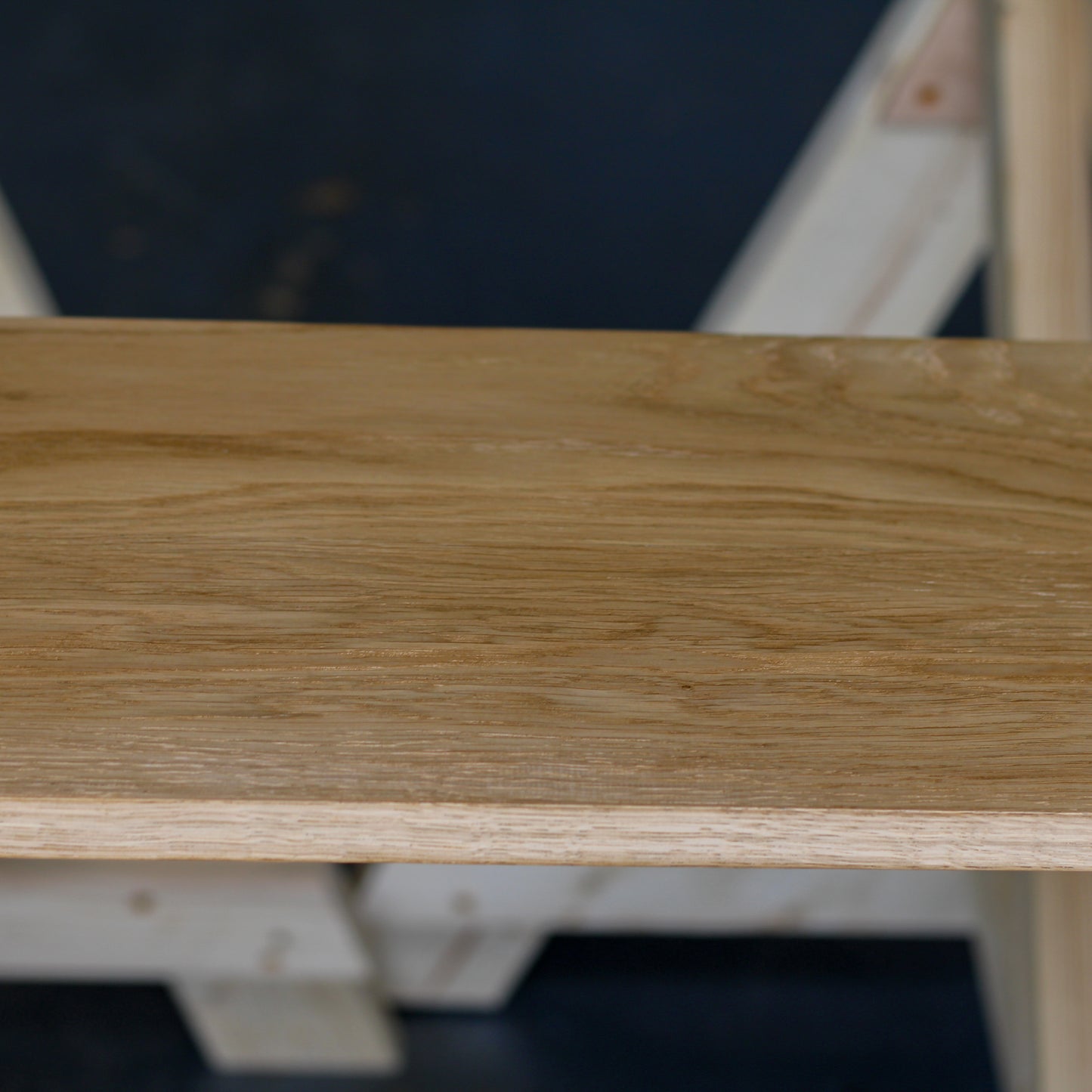 Oak Shelf, 2cm Thick - Straight Edge - Ivel & True
