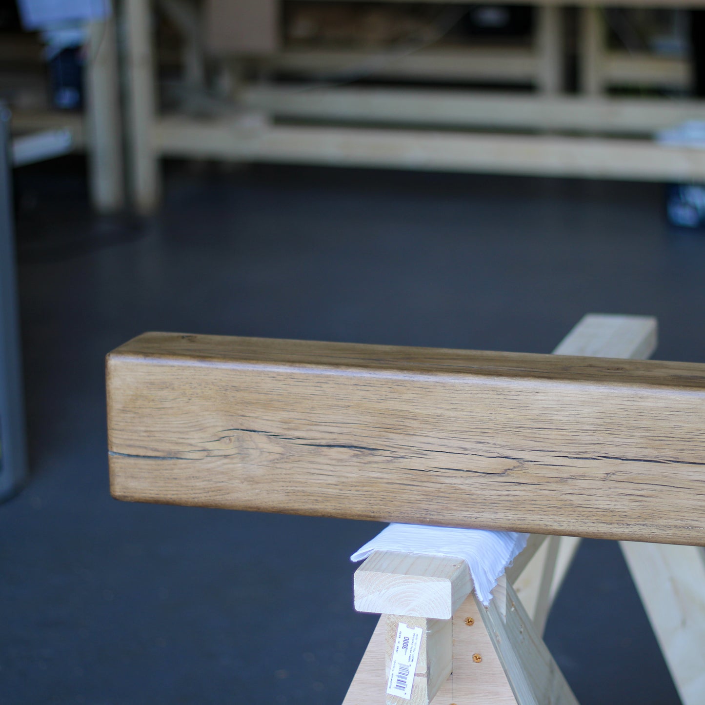 Oak Mantelpiece, 10 x 15cm - Small Rounded Edge - Ivel & True