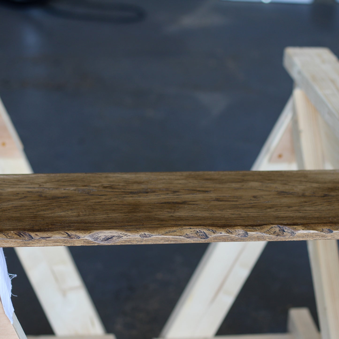 Oak Shelf, 2cm Thick - Rustic Edge - Ivel & True