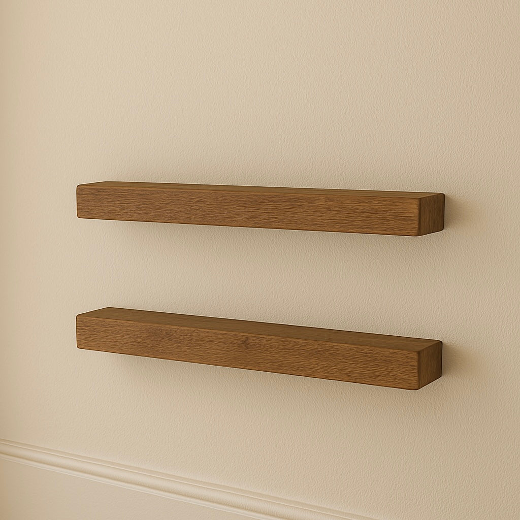 Oak Shelf, 7cm Thick - Straight Edge - Ivel & True