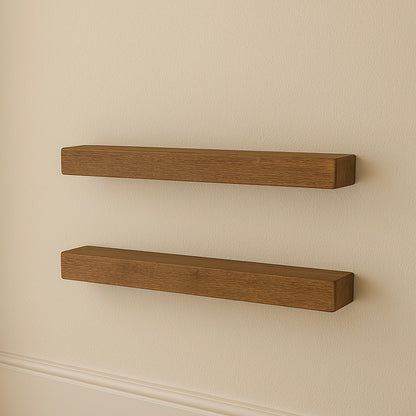 Oak Shelf, 7cm Thick - Straight Edge - Ivel & True