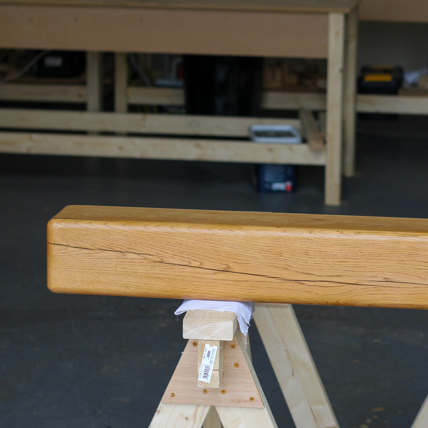 Oak Mantelpiece, 15 x 15cm - Large Rounded Edge - Ivel & True