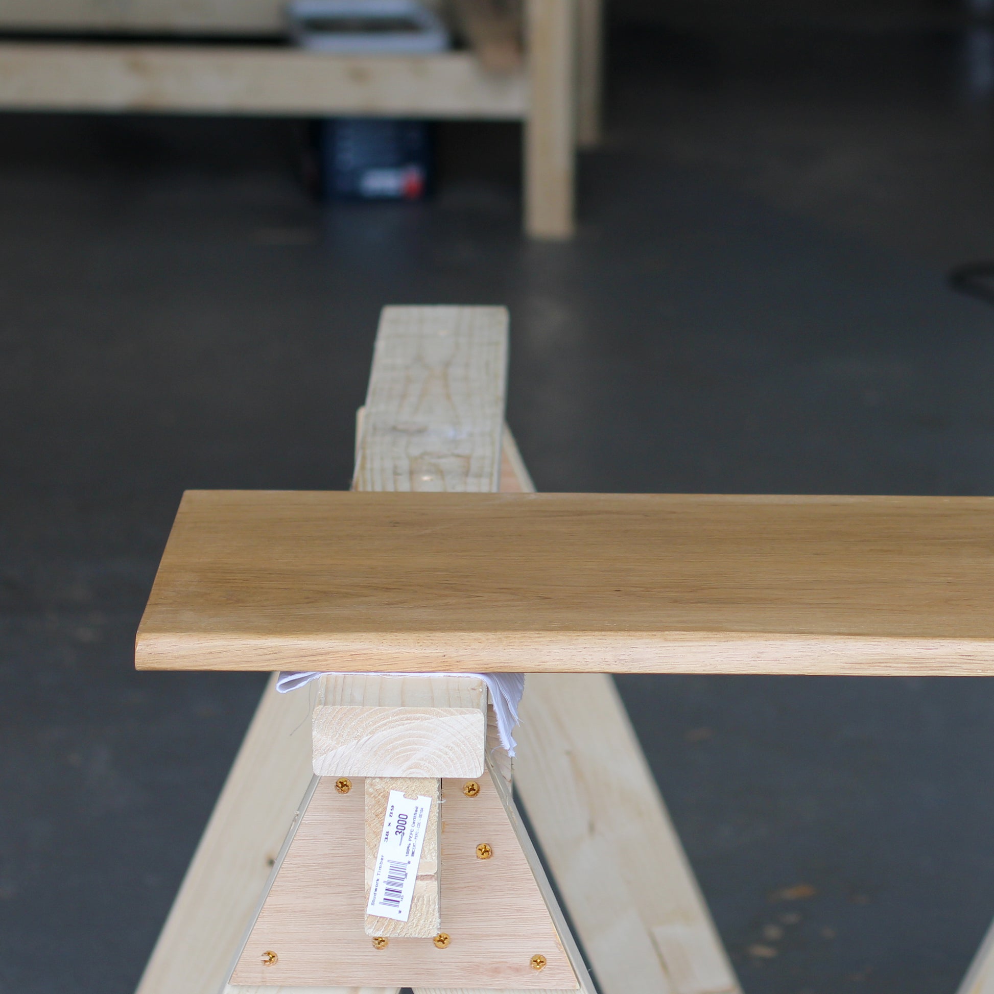 Oak Shelf, 2cm Thick - Waney Edge - Ivel & True