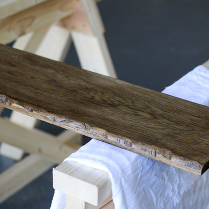 Oak Shelf, 2cm Thick - Rustic Edge - Ivel & True