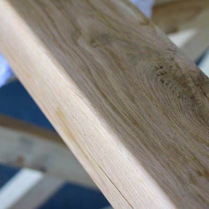 Oak Shelf, 10cm Thick - Small Rounded Edge - Ivel & True